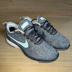 Nike Dualtone Racer Running Shoes Women’s 7Y Youth Kids Gray Blue 943576-001